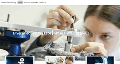 Desktop Screenshot of diversifiedtestinglabs.com